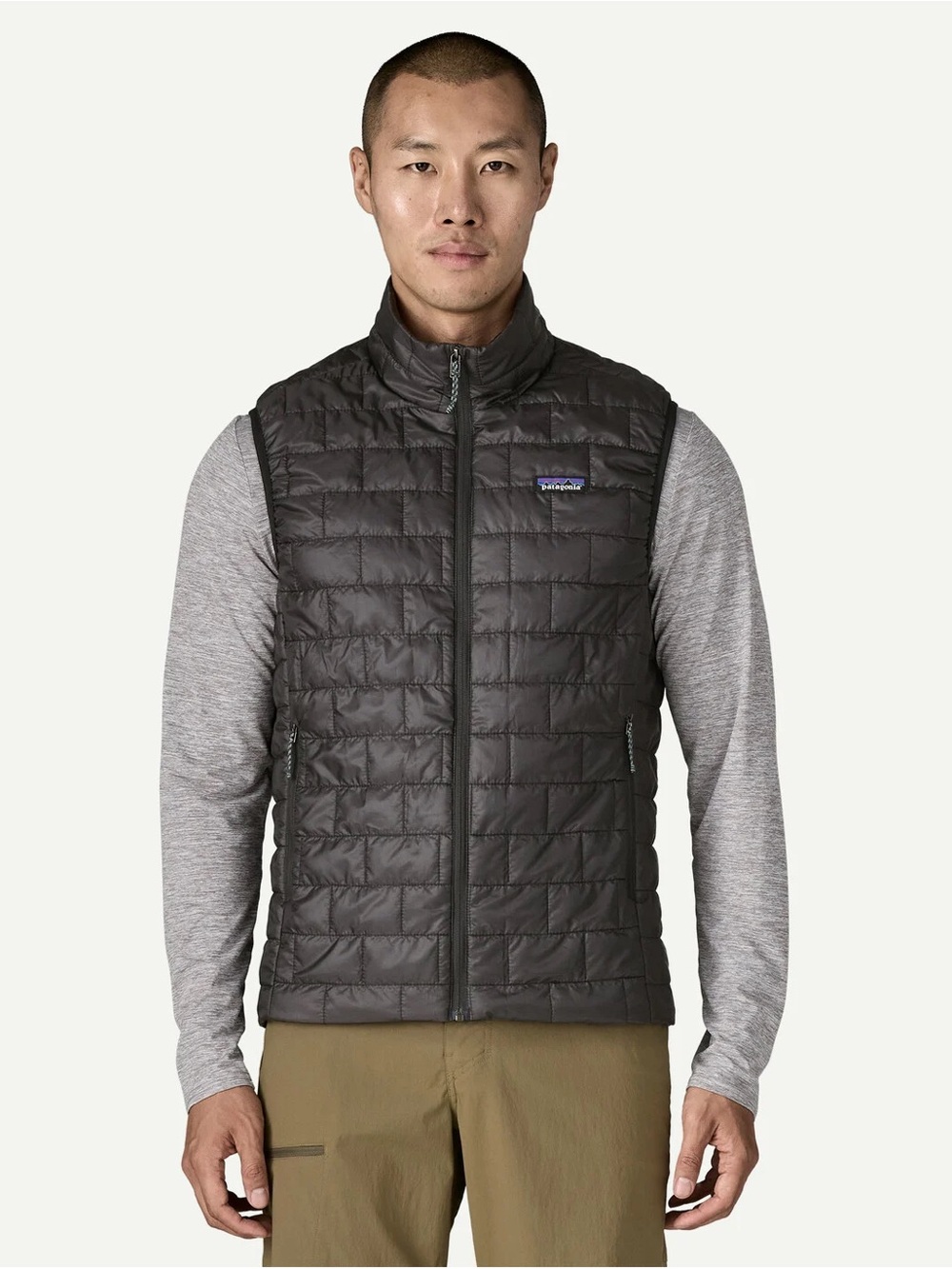 Patagonia Men's Quilted Insulated Vest - Charcoal